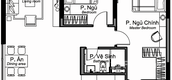 Поэтажный план квартир of Diamond Alnata
