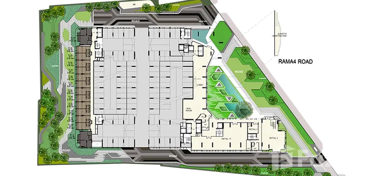 Master Plan of ไอดีโอ คิว จุฬา-สามย่าน - Photo 1