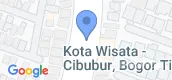 Vista del mapa of Kota Wisata Cibubur 