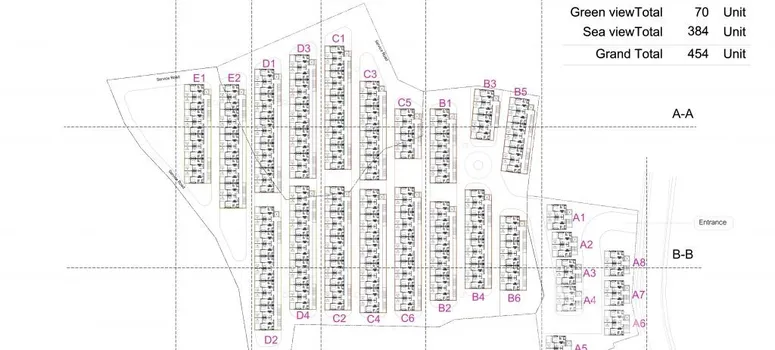 Master Plan of Patong Bay Sea View Residence - Photo 1