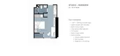 Unit Floor Plans of Chapter Charoennakorn-Riverside