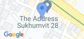 Vista del mapa of The Address Sukhumvit 28