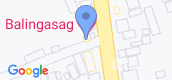 Vista del mapa of Bria Homes Balingasag