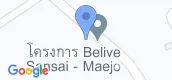 Map View of Belive Sansai - Maejo