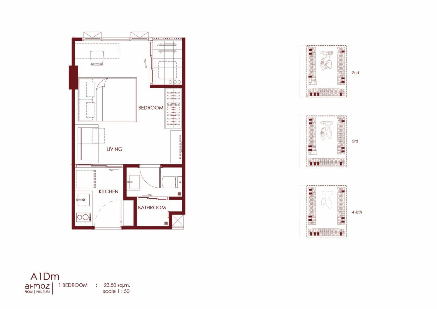 For sale 1 Beds condo in Min Buri, Bangkok