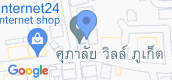 지도 보기입니다. of Supalai Ville Phuket