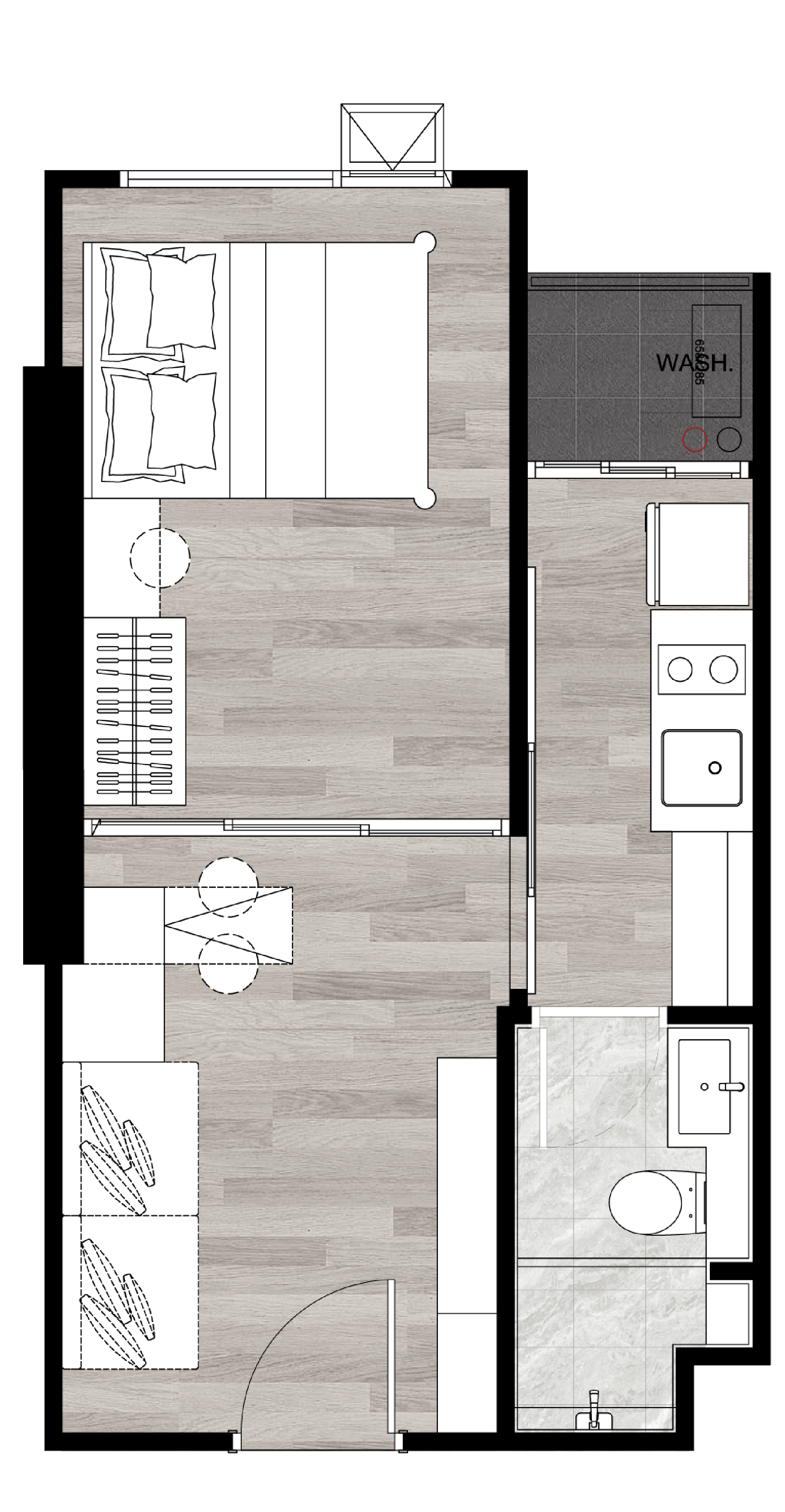 For sale 1 bed condo in Phasi Charoen, Bangkok