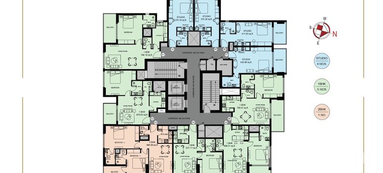 Master Plan of Empire Residence - Photo 2