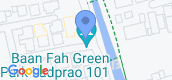 지도 보기입니다. of Baan Fah Green Park Ladprao 101
