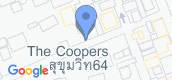 Vista del mapa of The Coopers Sukhumvit 64