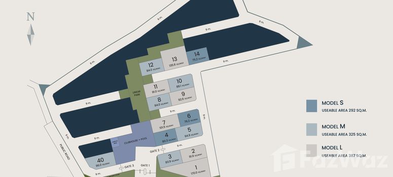 Master Plan of เรข พัทยา - มอเตอร์เวย์ - Photo 1
