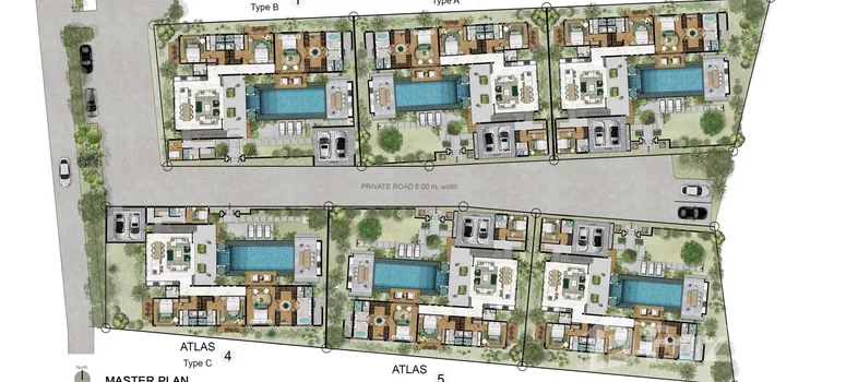 Master Plan of การ์เด้น แอตลาส เฟส 2 - Photo 1