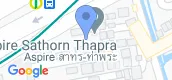 지도 보기입니다. of Aspire Sathorn-Thapra