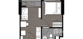 Plans d'étage des unités of Kensington Sukhumvit – Thepharak
