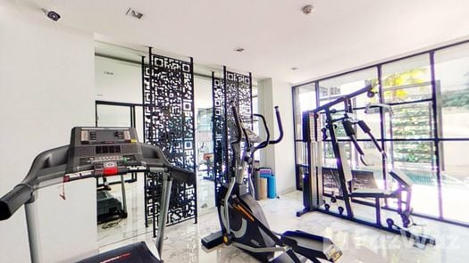 3D视图 of the Fitnessstudio at Moda Condo