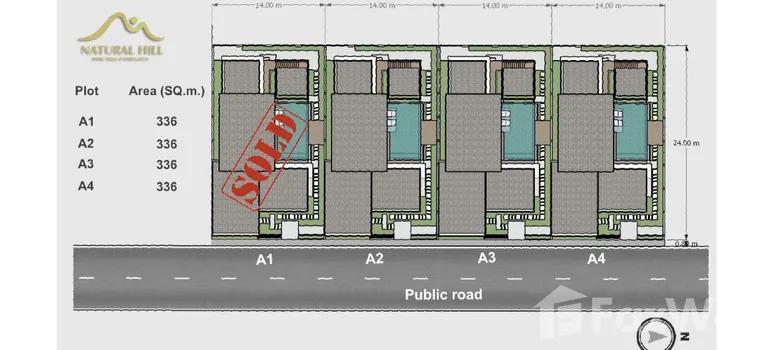Master Plan of พูลวิลล่าสไตล์รีสอร์ท - Photo 1