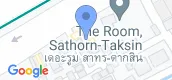 Map View of The Room Sathorn-Taksin