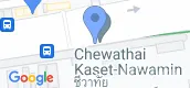 지도 보기입니다. of Chewathai Kaset - Nawamin