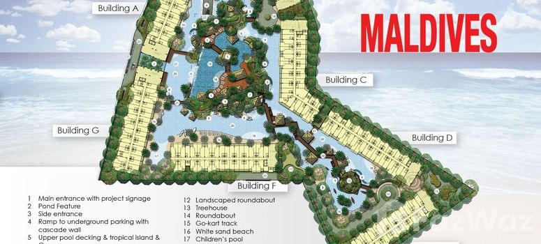 Master Plan of Laguna Beach Resort 3 - The Maldives - Photo 1