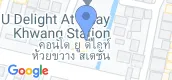 지도 보기입니다. of U Delight at Huay Kwang Station