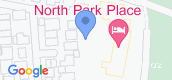 지도 보기입니다. of North Park Place