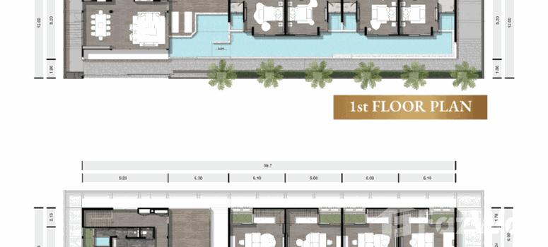 Master Plan of Privaco Pool Villa Huahin - Photo 1