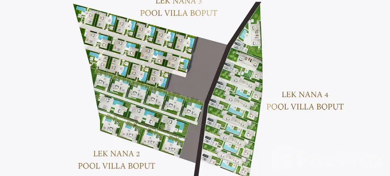 Master Plan of Lek Nana Pool Villa Phase 3 - Photo 1