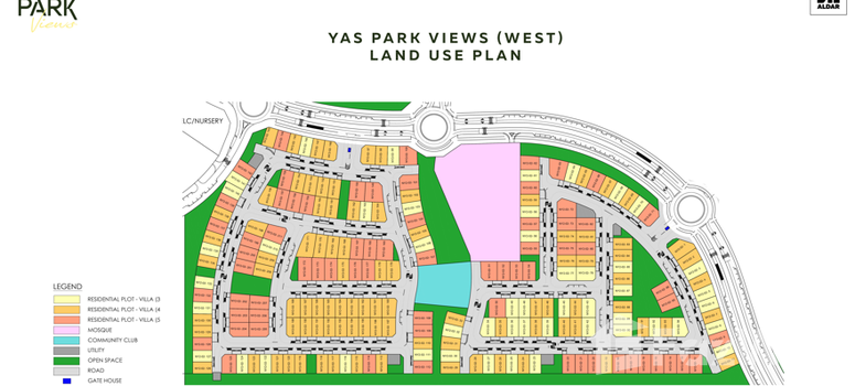 Master Plan of Yas Park Views - Photo 1