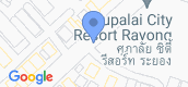 Map View of Supalai Park Ville Rayong