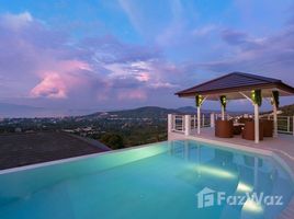 苏梅岛 波普托 Huge 4-Bedroom Sea View Pool Villa in Bophut Hills 4 卧室 别墅 售 