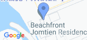 Map View of Beachfront Jomtien Residence