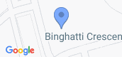 Vista del mapa of Binghatti Crescent