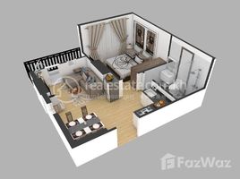 1 Habitación Apartamento en venta en Residence L Boeung Tompun: Type F Unit 1 Bedroom for Sale, Boeng Tumpun