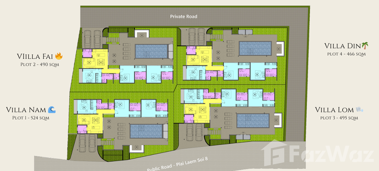 Master Plan of ชินธารา เรสซิเดนซ์ - Photo 1