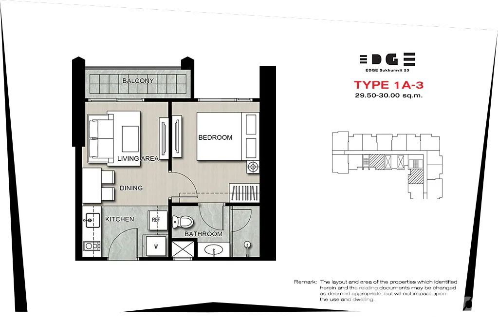 For sale 1 bed condo in Watthana, Bangkok