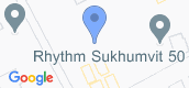 지도 보기입니다. of Rhythm Sukhumvit 50