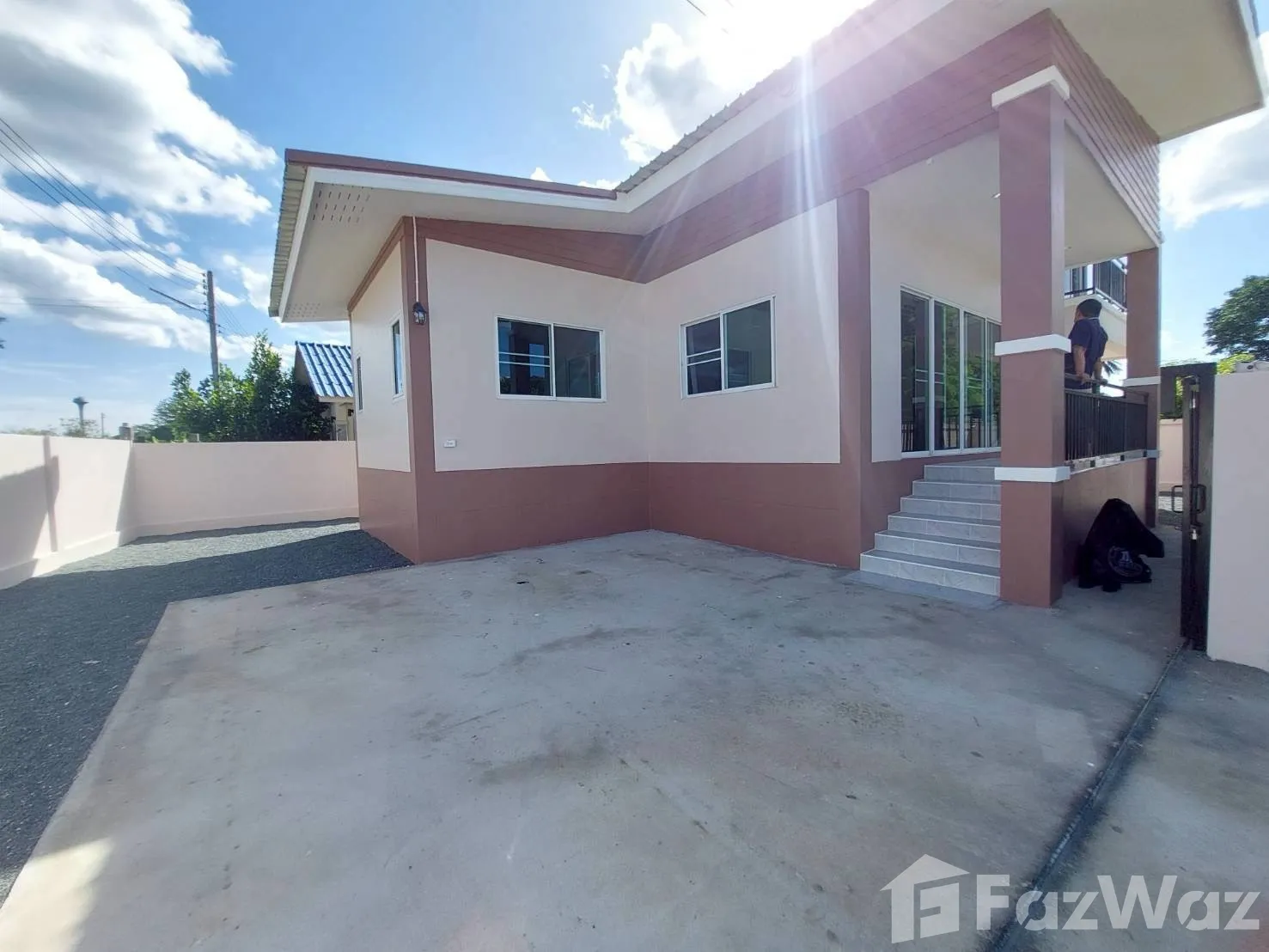 Modern style detached house for sale, includes air conditioners and curtains. Located in Nong Yaeng, Amphoe... — photo 5