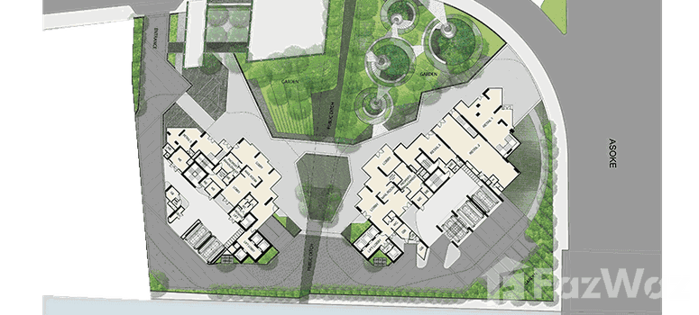 Master Plan of Ashton Asoke - Rama 9 - Photo 1