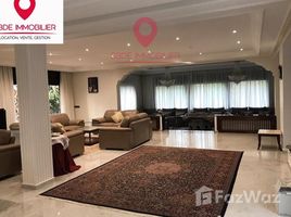 6 Bedrooms Villa for rent in Na Agdal Riyad, Rabat Sale Zemmour Zaer Location Villa meublée à Bir Kacem Souissi