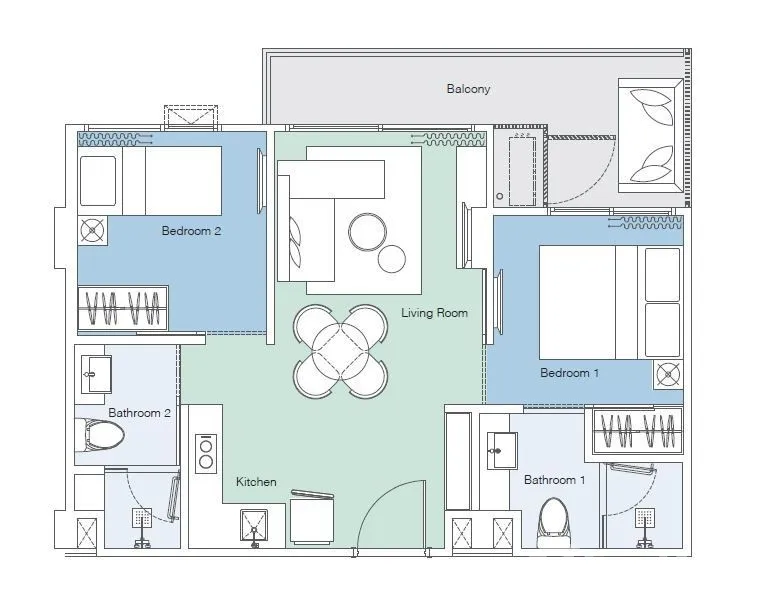 For sale 2 Beds condo in Thalang, Phuket