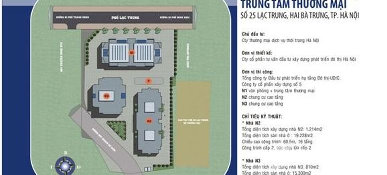 Master Plan of Tổ hợp 25 Lạc Trung - Photo 1