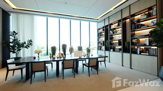 3D Walkthrough of the Lounge at Banyan Tree Residences Riverside Bangkok