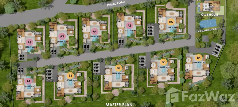 Master Plan of เดอะ เคฟ ลักชัวรี่ พูลวิลล่า @กระบี่ - Photo 1
