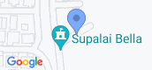 지도 보기입니다. of Supalai Bella Suratthani 