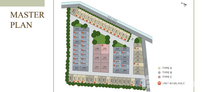 Master Plan of ดิ เอท พูล วิลลา - Photo 1