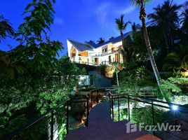 苏梅岛 波普托 Unique Design 5-Bedroom Sea View Pool Villa in Chaweng Noi 5 卧室 别墅 售 