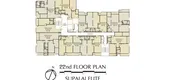 Планы этажей здания of Supalai Elite Sathorn - Suanplu