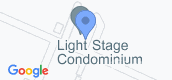 지도 보기입니다. of Light Stage Condominium