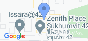 Map View of Zenith Place Sukhumvit 42