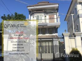 4 Bedroom Villa for rent in Saensokh, Phnom Penh, Phnom Penh Thmei, Saensokh
